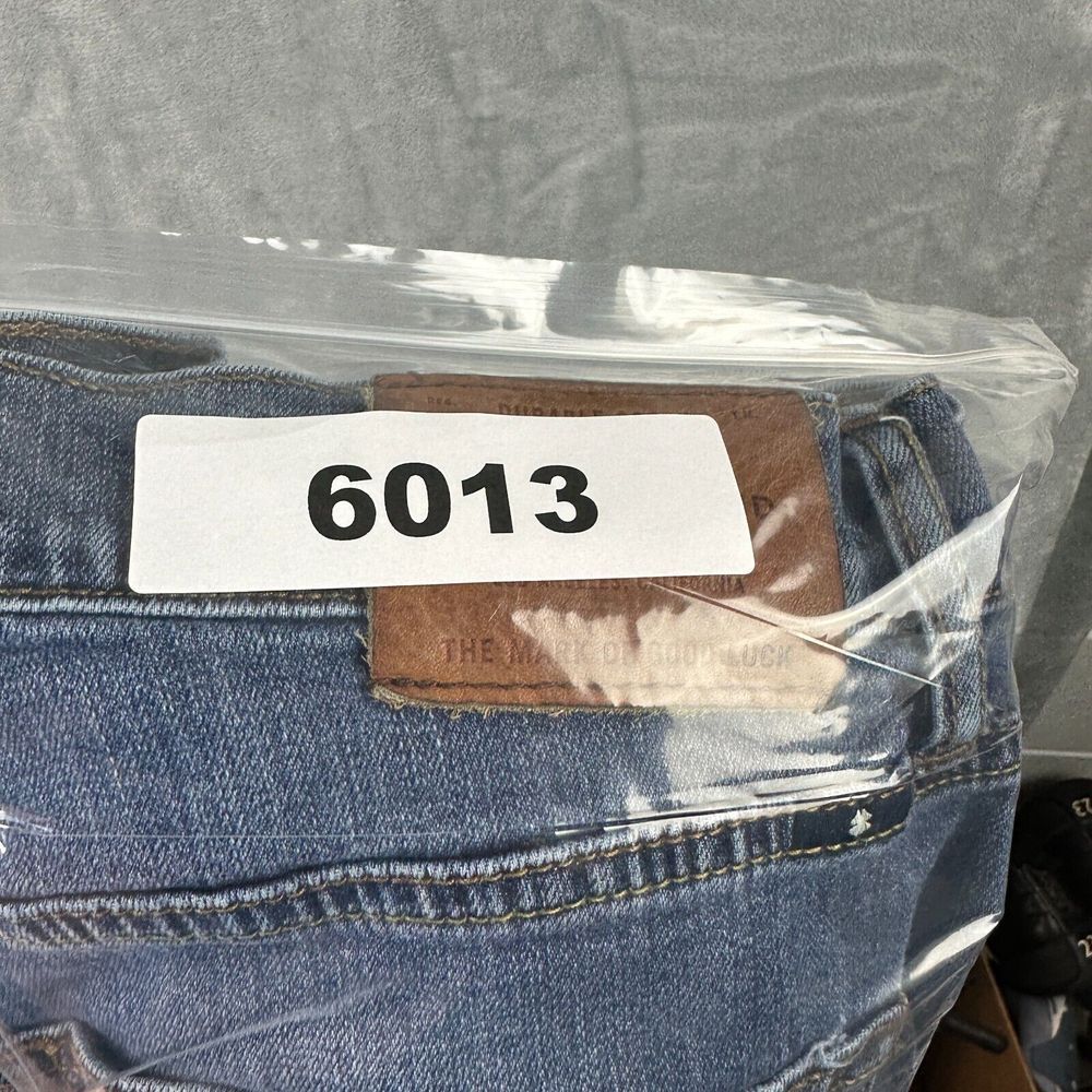 lucky brand 221 straight jeans mens 36x30 (36x31) blue denim* - Picture 15 of 15
